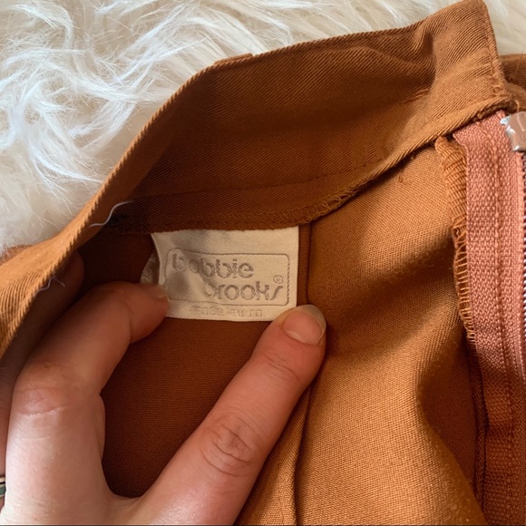 Vintage Bobbie Brooks pencil skirt rust - Picture 5 of 5
